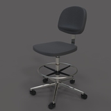 TFB17 ESD cleanroom chair with backrest